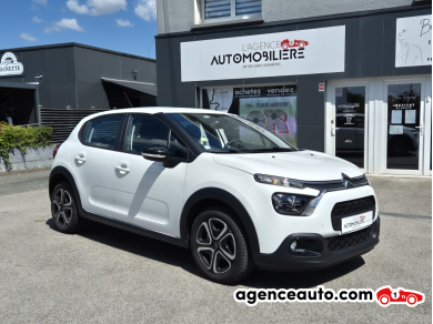 Gebrauchtwagenkauf, Günstige Gebrauchtwagen | Automobilienagentur Citroen C3 SOCIETE Bluehdi 100cv Feel BVM6 Blanc Jahr : 2021 Hand-Schaltgetriebe Diesel