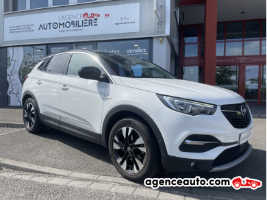 Achat voiture occasion, Auto occasion pas cher | Agence Auto Opel Grandland X 1.2 Turbo Design Line Blanc Année : 2019 Manuelle Essence