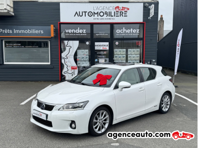 Achat voiture occasion, Auto occasion pas cher | Agence Auto Lexus CT 1.8 200H 136H 100 ch PASSION ( Toit ouvrant) Blanc Année : 2012 Automatique Hybride