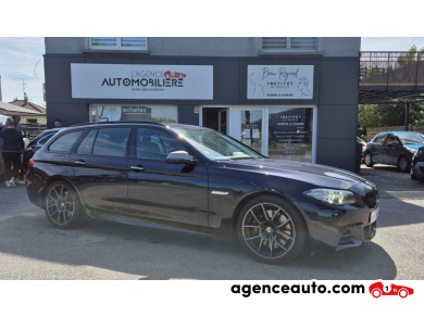 Achat voiture occasion, Auto occasion pas cher | Agence Auto Bmw Série 5 (F11) Touring M550d xDrive 3.0 d 24V 381 cv Boîte auto Noir Année : 2015 Automatique Diesel