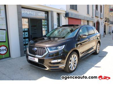 Gebrauchtwagenkauf, Günstige Gebrauchtwagen | Automobilienagentur Ford Edge 2.0 TDCI 210 VIGNALE I-AWD 4X4 POWERSHIFT BVA Schwarz Jahr : 2018 Automatisch Diesel