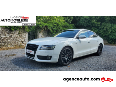 Achat voiture occasion, Auto occasion pas cher | Agence Auto Audi A5 Sportback 2.0 TFSI 211 Quattro S-Line S-Tronic Blanc Année : 2010 Automatique Essence