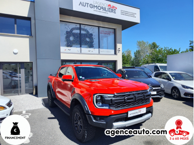 Achat voiture occasion, Auto occasion pas cher | Agence Auto Ford Ranger IV Crew Cab Pickup Raptor 3.0 EcoBoost e-AWD 292 cv Boîte auto Orange Année : 2023 Automatique Essence