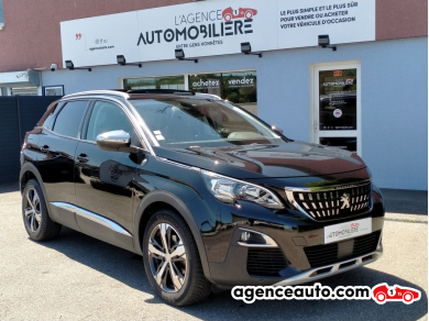Achat voiture occasion, Auto occasion pas cher | Agence Auto Peugeot 3008 1.2 PURETECH 130 S&S CROSSWAY EAT8 Noir Année : 2019 Automatique Essence