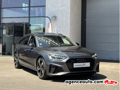 Achat voiture occasion, Auto occasion pas cher | Agence Auto Audi A4 Avant Quattro 2.0 40 TDI 204 S-tronic S Edition (toit ouvrant) Gris Année : 2022 Automatique Diesel
