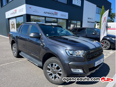 Achat voiture occasion, Auto occasion pas cher | Agence Auto Ford Ranger PHASE 2 3.2TDCI 200CV BVA6 DOUBLE CABINE WILDTRACK X - GARANTIE 12 MOIS Gris Année : 2018 Automatique Diesel