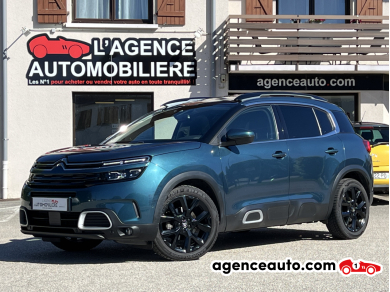 Achat voiture occasion, Auto occasion pas cher | Agence Auto Citroen C5 Aircross 2.0 Bluehdi 180 SHINE EAT8 Bleu Année : 2019 Automatique Diesel