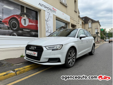 Achat voiture occasion, Auto occasion pas cher | Agence Auto Audi A3 SPORTBACK 35 TFSI 150cv DESIGN LUXE + BANG & OLUFSEN / TOIT OUVRANT / VIRTUAL COCKPIT / CUIR Blanc Année : 2019 Automatique Essence