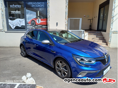 Achat voiture occasion, Auto occasion pas cher | Agence Auto Renault Megane 1.6 TCe 205ch GT BVA7 Bose Bleu Année : 2018 Automatique Essence