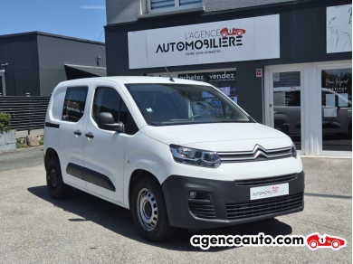 Achat voiture occasion, Auto occasion pas cher | Agence Auto Citroen Berlingo III TAILLE M 1000KG BLUEHDI 75 CLUB Blanc Année : 2020 Manuelle Diesel