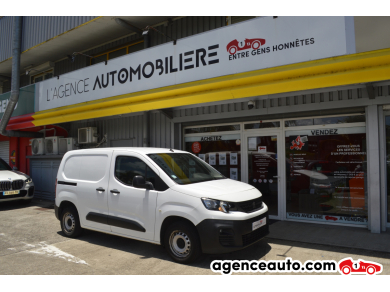 Achat voiture occasion, Auto occasion pas cher | Agence Auto Peugeot Partner 1.6 BLUEHDI 100 STANDARD GRIP Blanc Année : 2020 Manuelle Diesel